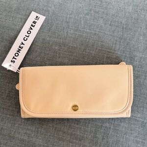 Stoney Clover Lane Beige Fold-Over Wallet